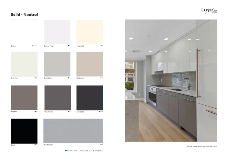 Cover of the Finish Options catalog