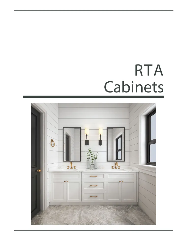 Cover of the RTA Cabinet Lines catalog